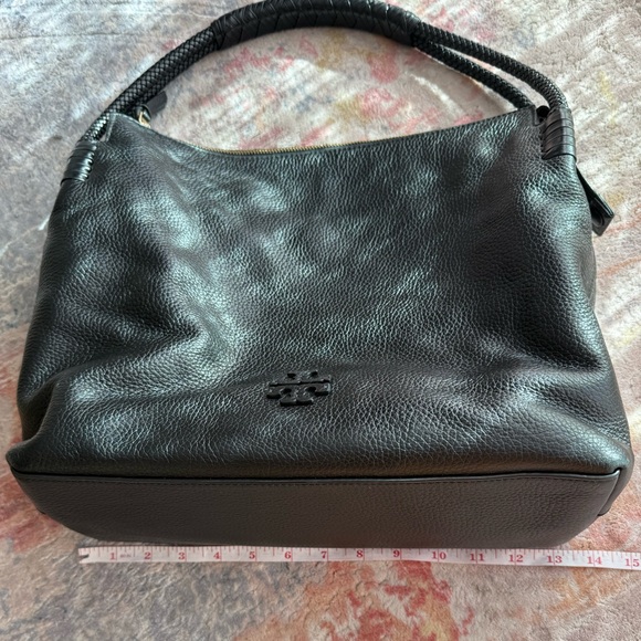 TORY BURCH Taylor Leather Hobo Bag - Picture 8 of 9